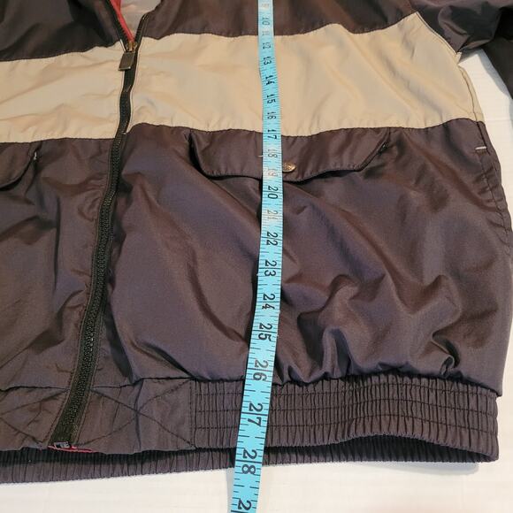 Gear For Sports Men's Color block Windbreaker Hood Zipper Pockets Size Large - Picture 12 of 12